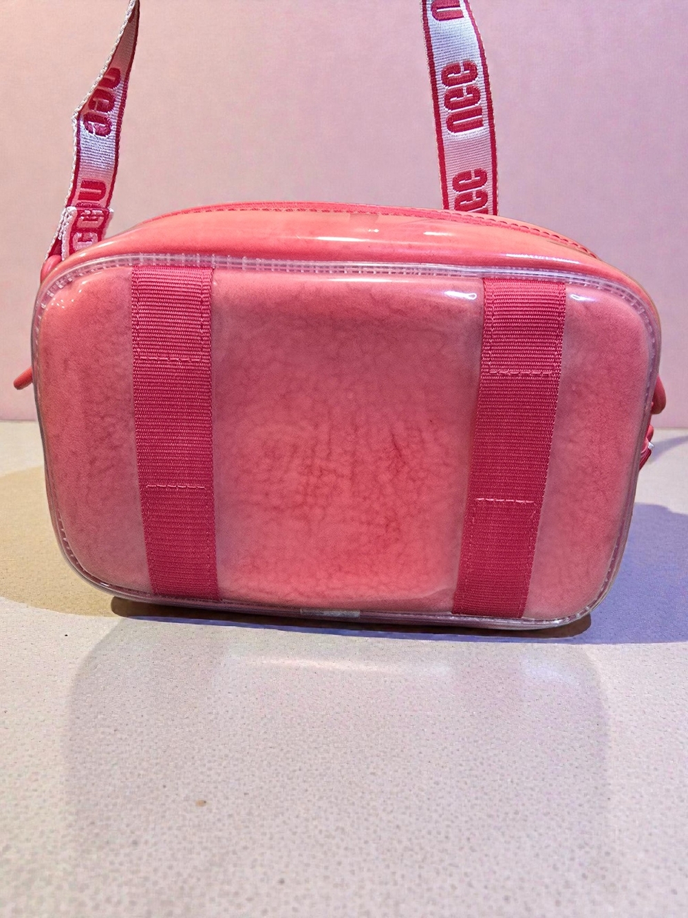 UGG Janey Clear And Plush Crossbody Bag - Picture 3 of 10